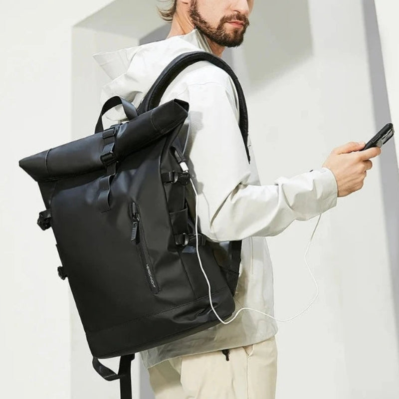 Wasserdichter Rolltop-Rucksack