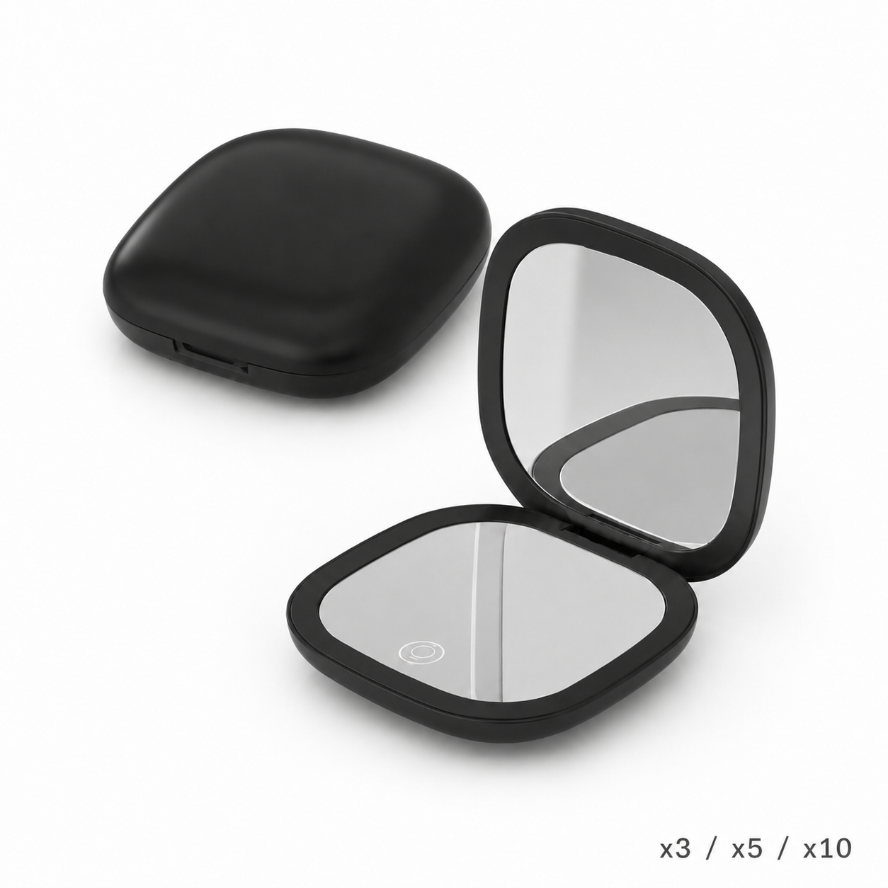 Miroir Grossissant De Poche Avec Led