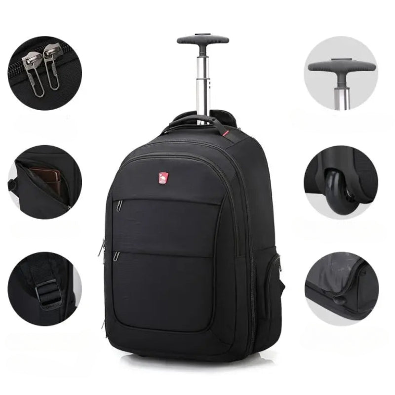 Koffer-Rucksack mit Rollen