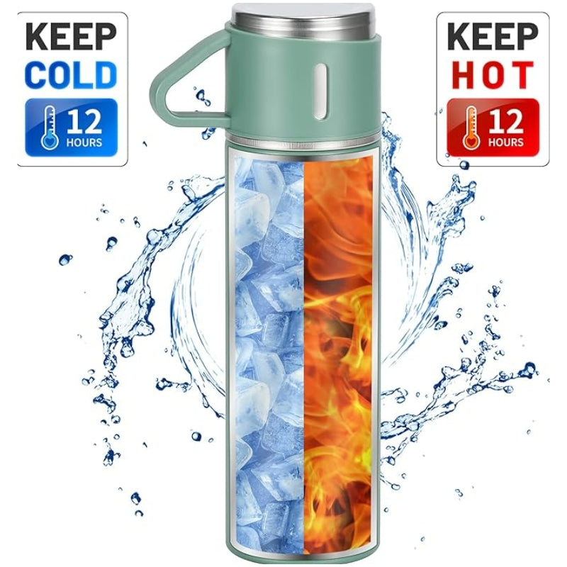 Thermosflasche mit Becher