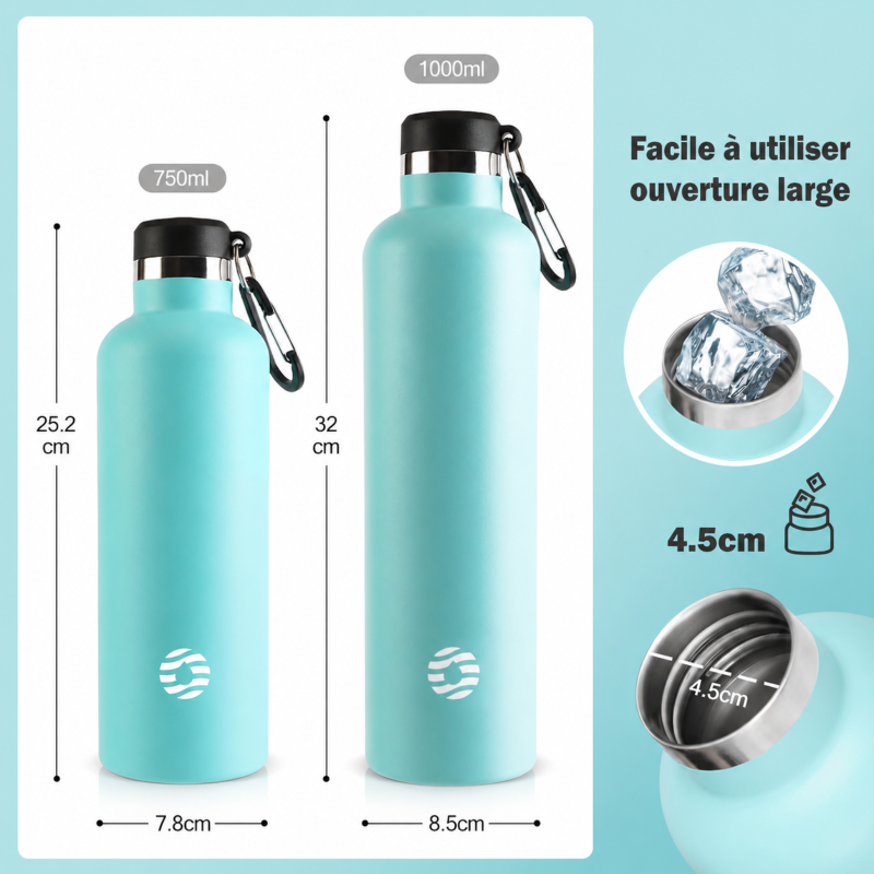 Bouteille Isotherme Inox