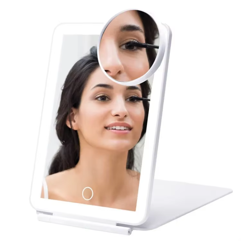 Miroir Led Zoom Portable