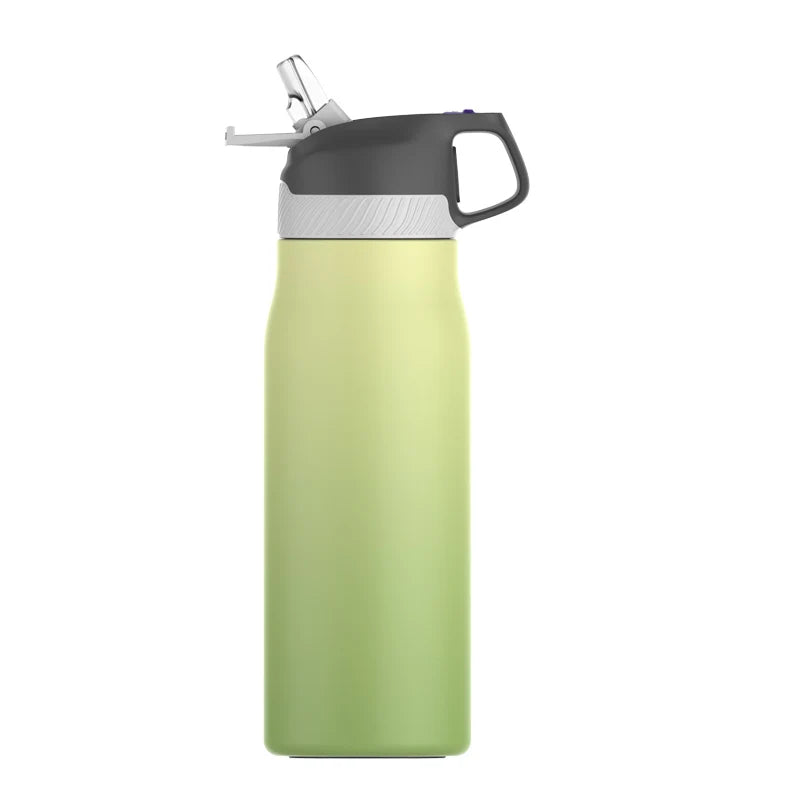 Trinkflasche mit Strohhalm für Erwachsene