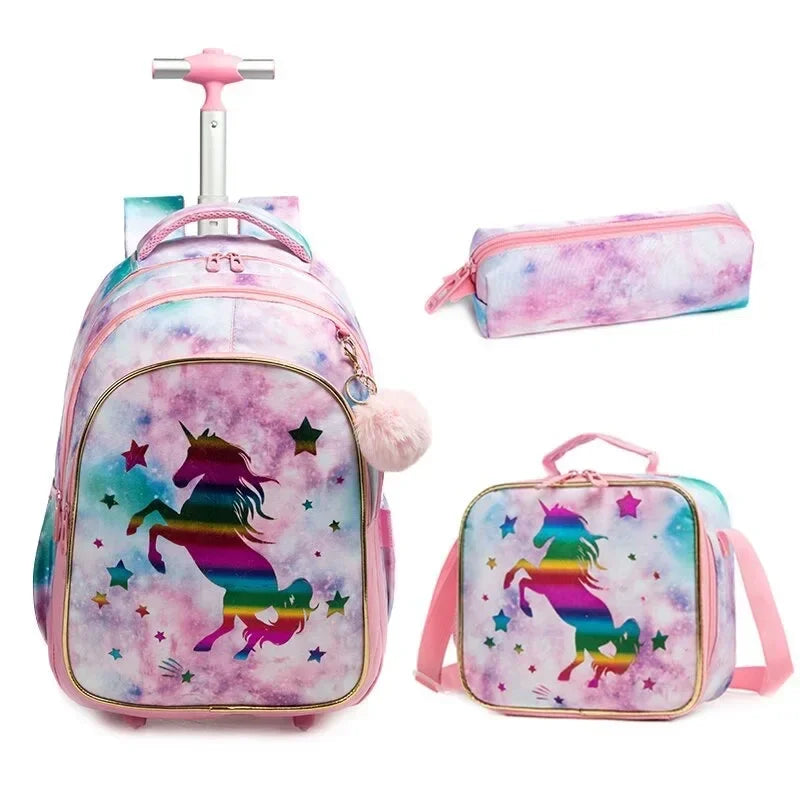 Kinder-Rucksack mit Rollen
