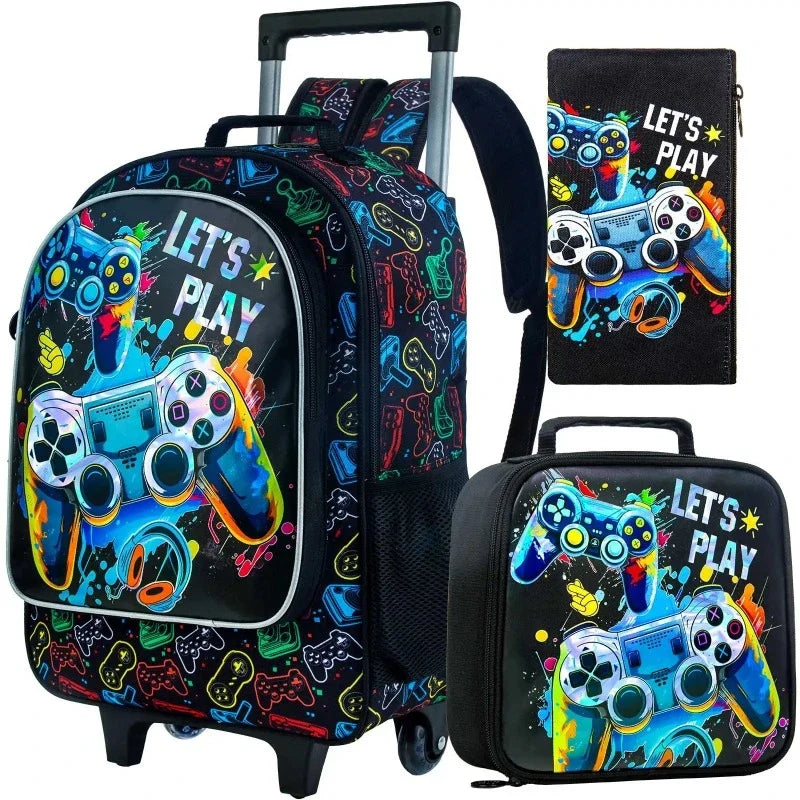 Schulrucksack mit Rollen für Kinder