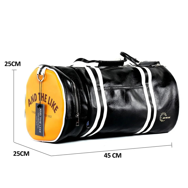 Vintage-PU-Sporttasche für Herren