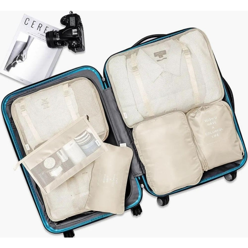 Assortiment d’organisateurs de bagages