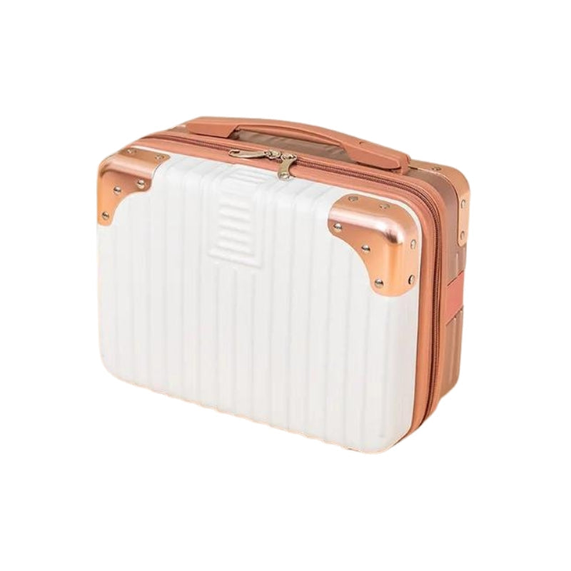 Boîte vanity rose rigide