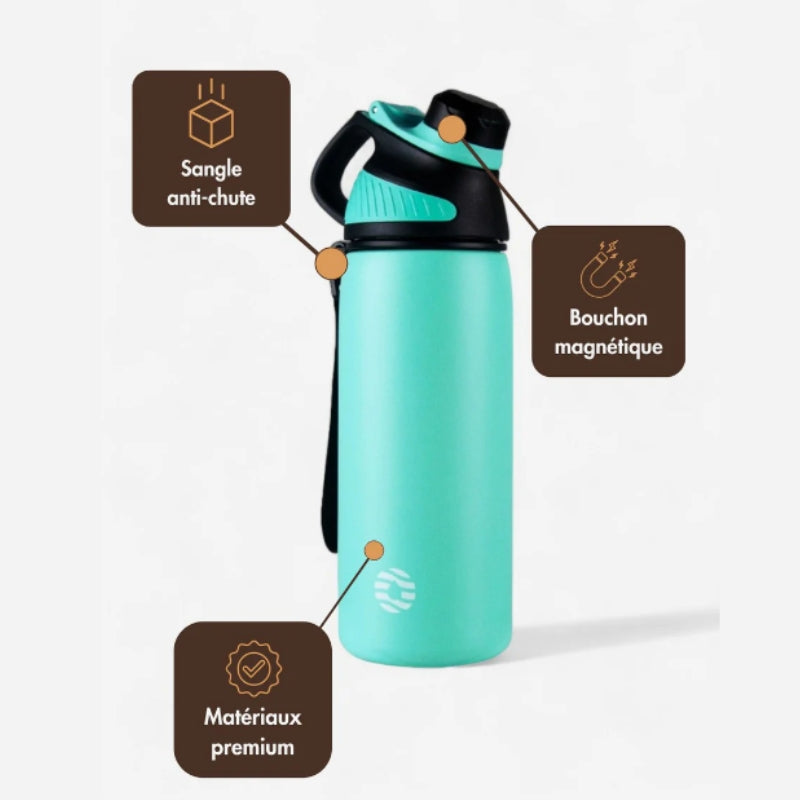 Bouteille isotherme au format 1 litre