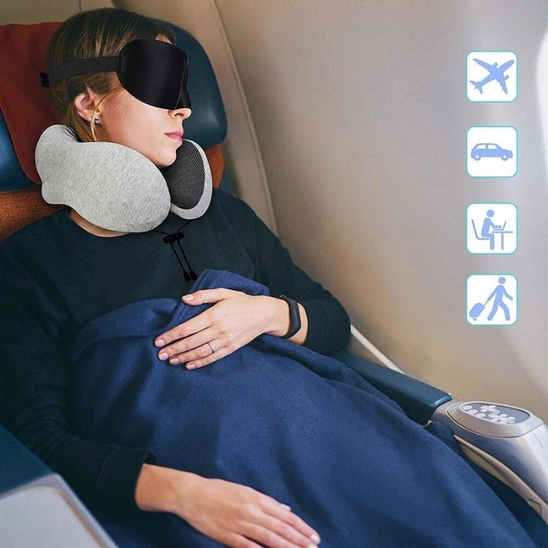 Coussin de soutien cervical en voyage