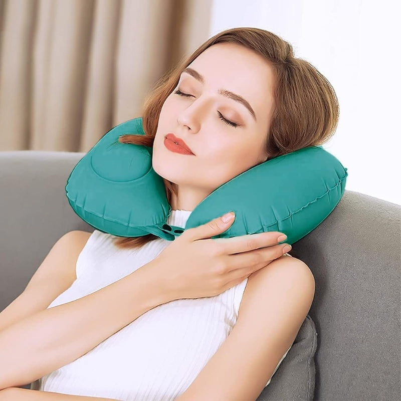 Coussin de Voyage Nuque Gonflable