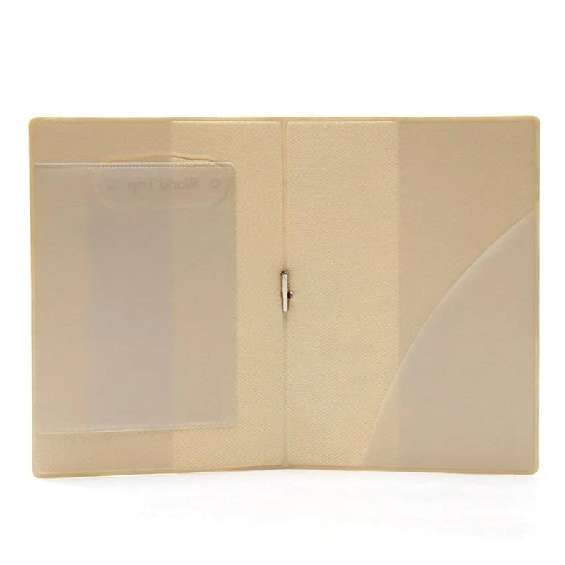 Couverture passeport avec carte du monde