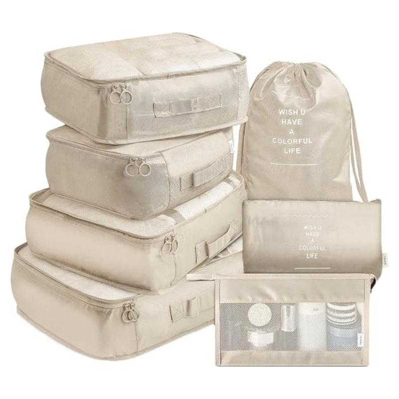 Ensemble pour organiser les bagages