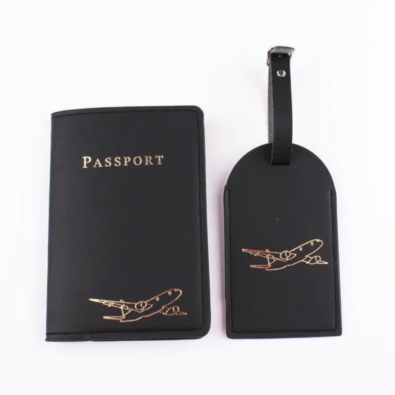 Etiquette Bagage Et Etui Passeport