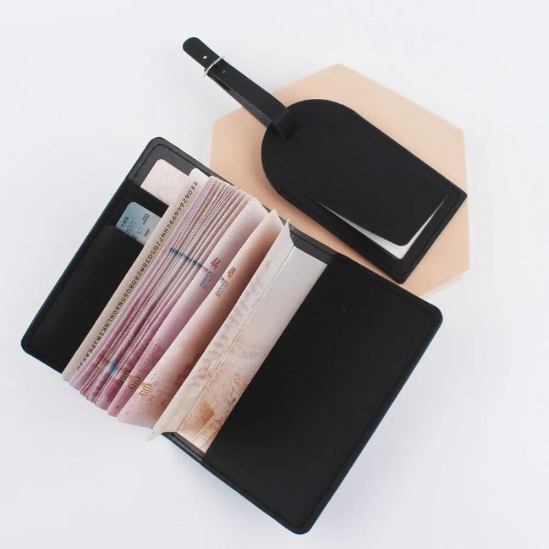 Etiquette Bagage Et Etui Passeport