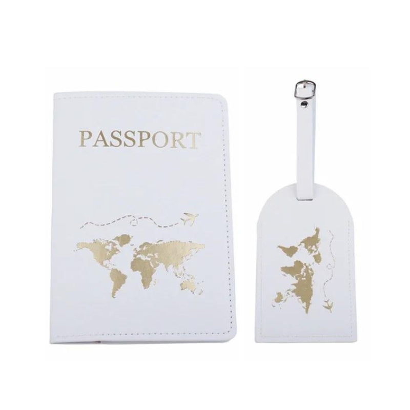 Etiquette Bagage Et Etui Passeport