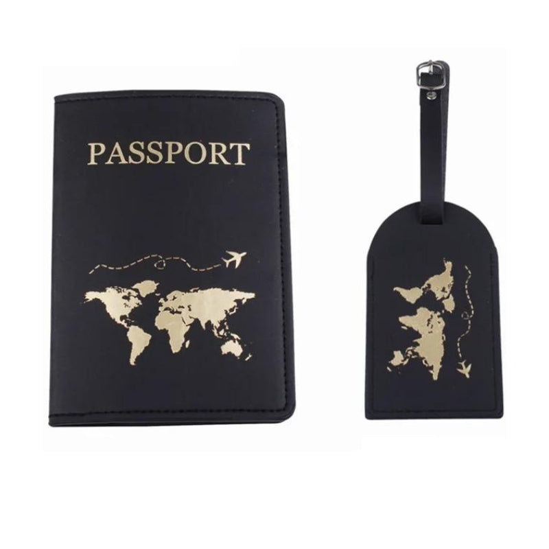 Etiquette Bagage Et Etui Passeport