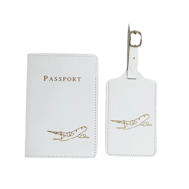 Etiquette Bagage Et Etui Passeport