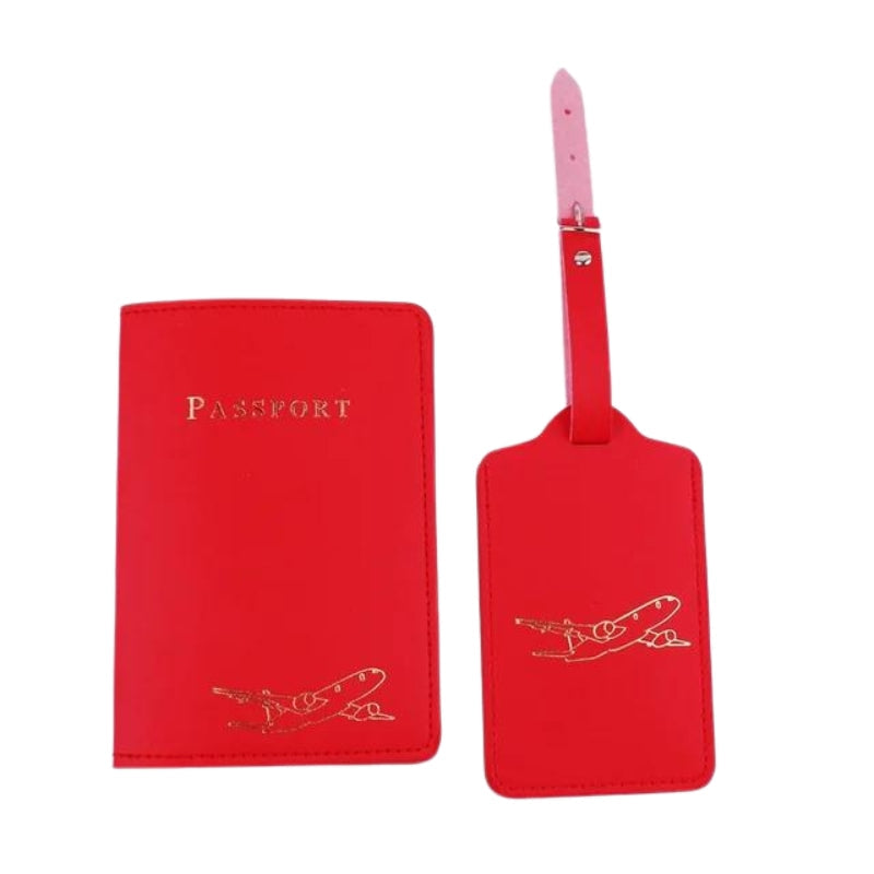 Etiquette Bagage Et Etui Passeport