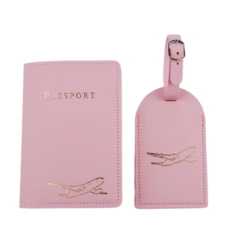 Etiquette Bagage Et Etui Passeport