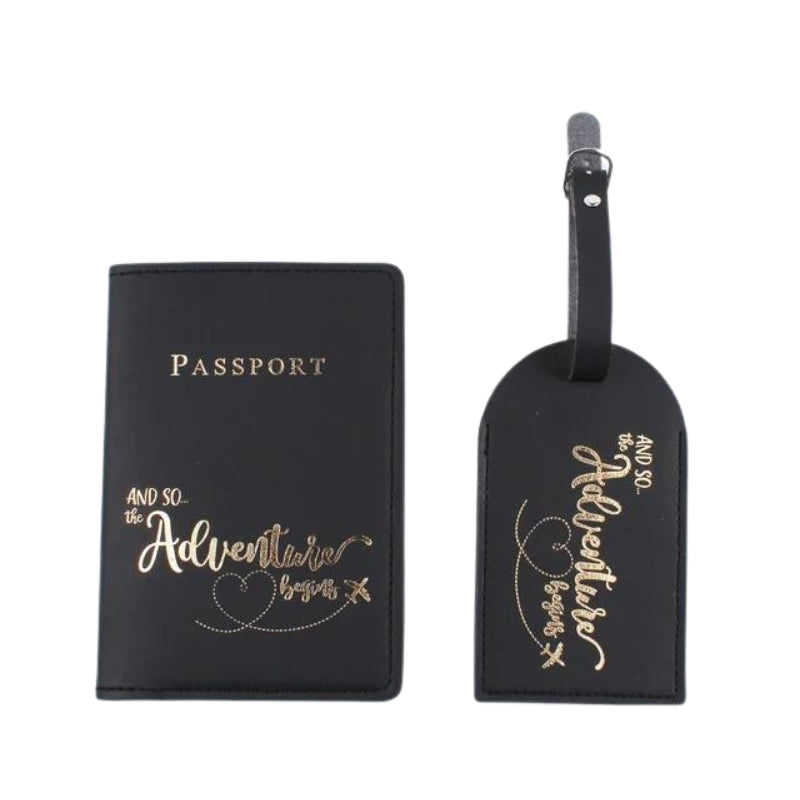 Etiquette Bagage Et Etui Passeport