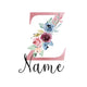 Lettre Z avec Nom Personnalisé
