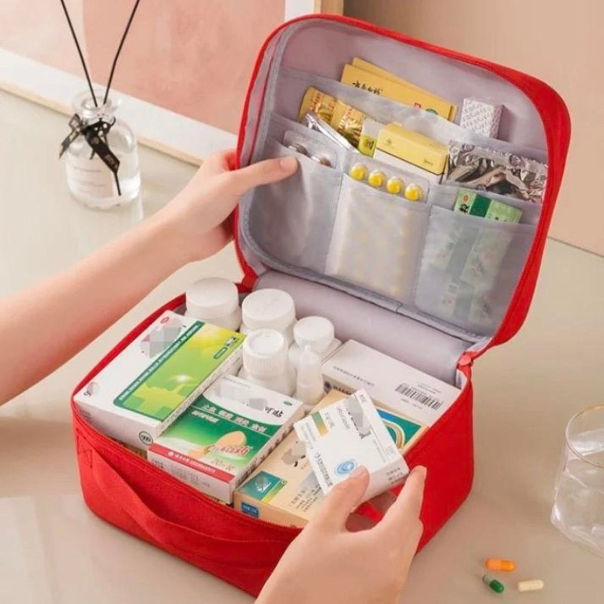 Étui pour médicaments de voyage