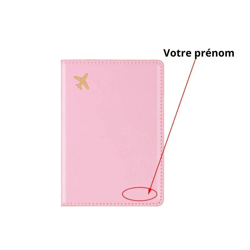 Etui Protège Passeport PU Personnalisé