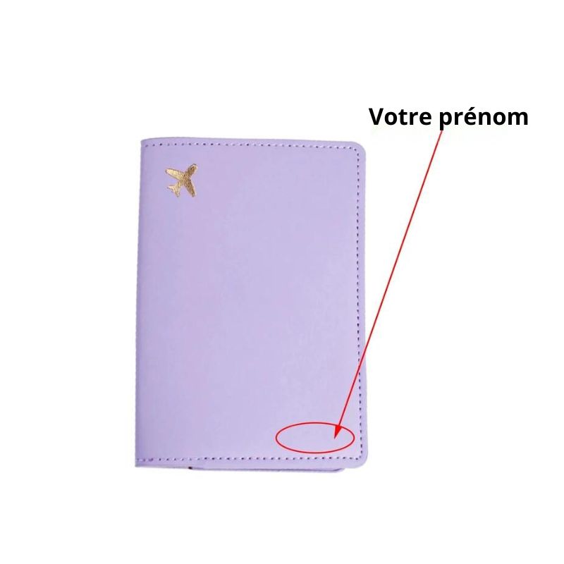Etui Protège Passeport PU Personnalisé