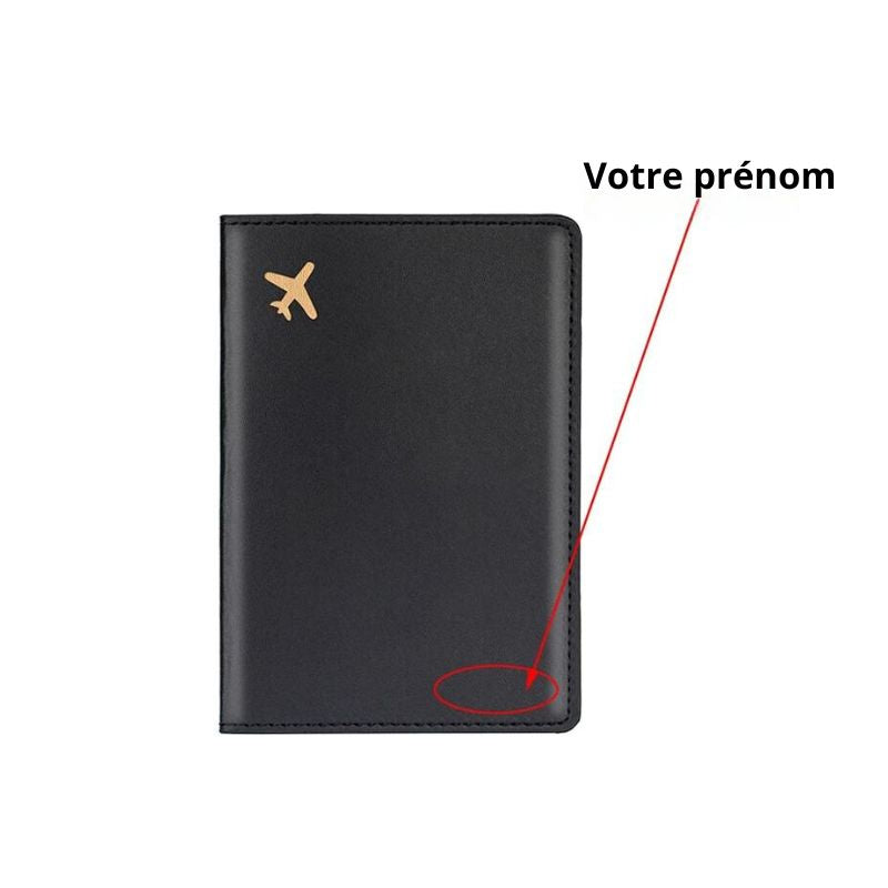 Étui protège-passeport personnalisé en PU