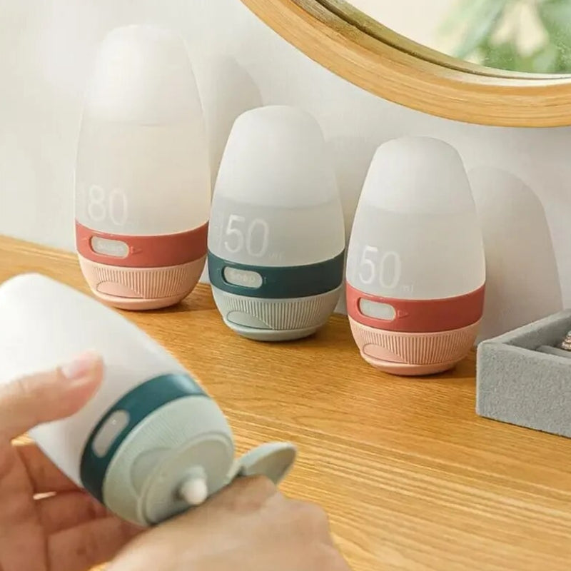 Flacon en silicone pour voyage