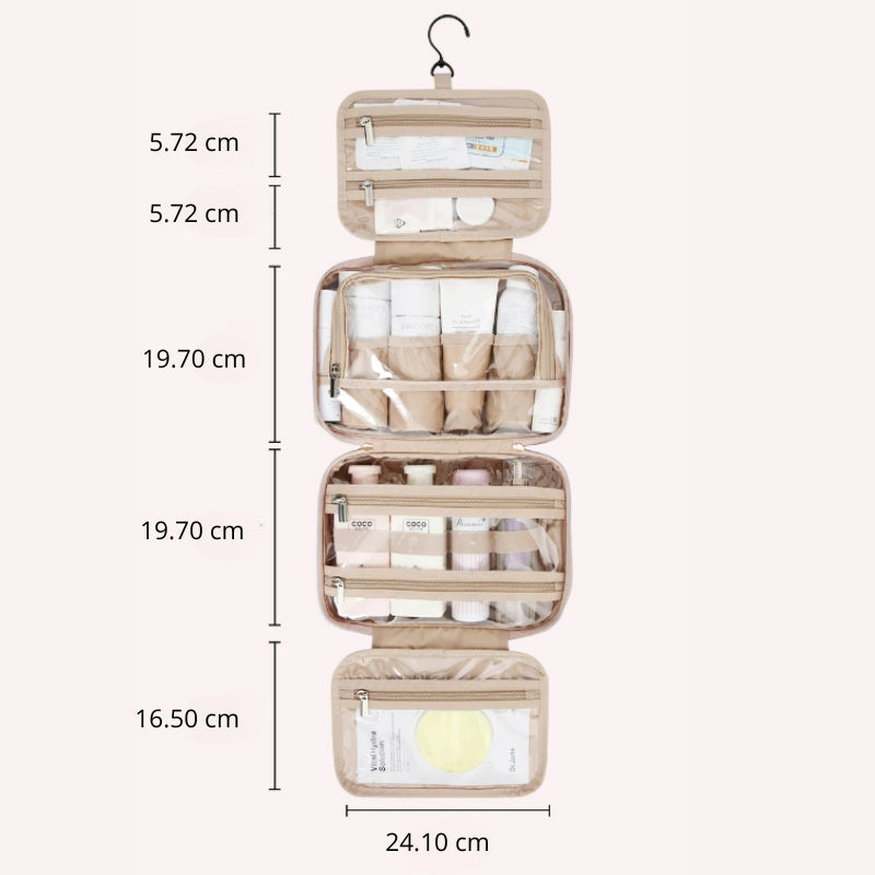 Grande trousse féminine de toilette de luxe
