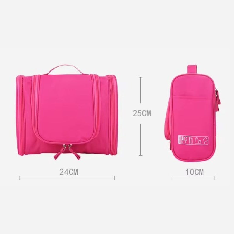 Grande trousse suspendue pour articles de toilette