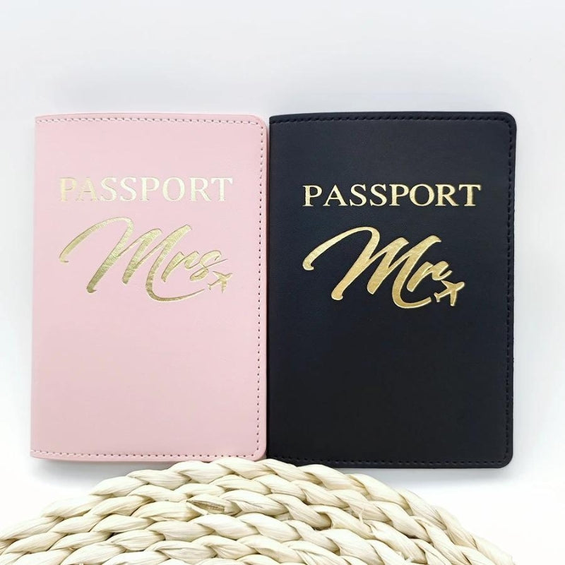 Housse de passeport Monsieur Madame