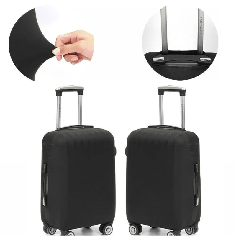 Housse noire pour valise
