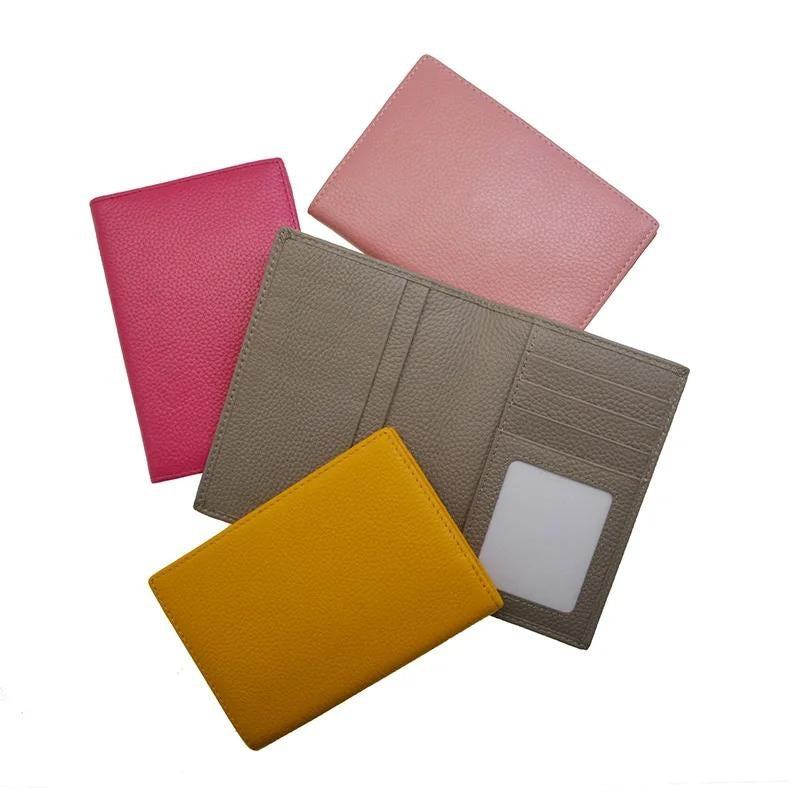 Housse protectrice de passeport en cuir
