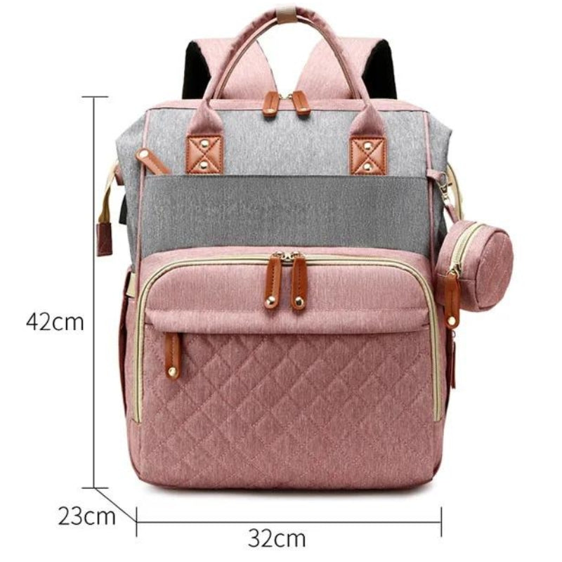 Faltbare Baby-Wickeltasche mit Bett