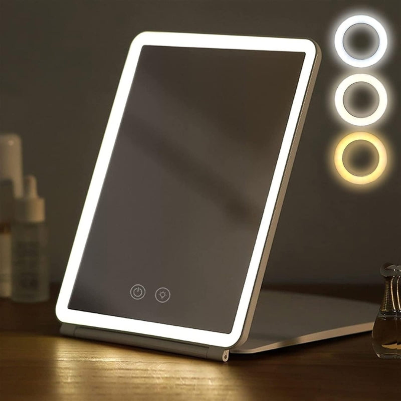 Miroir à zoom LED portable