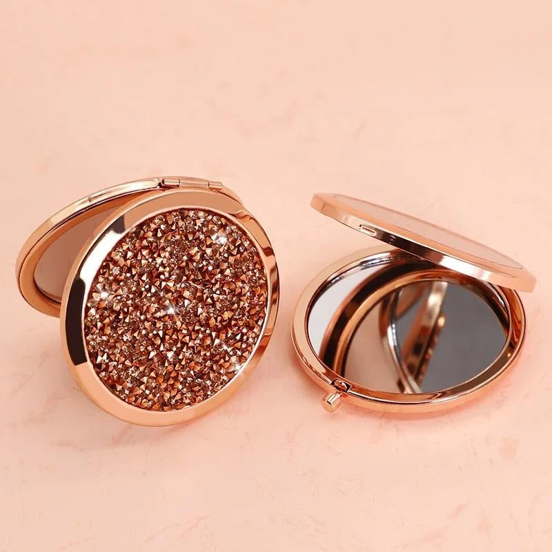 Miroir compact de luxe