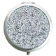 Argent avec des Strass Gris
