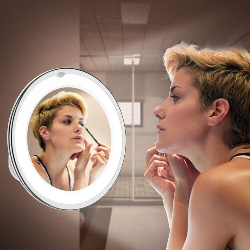 Miroir grossissant avec éclairage