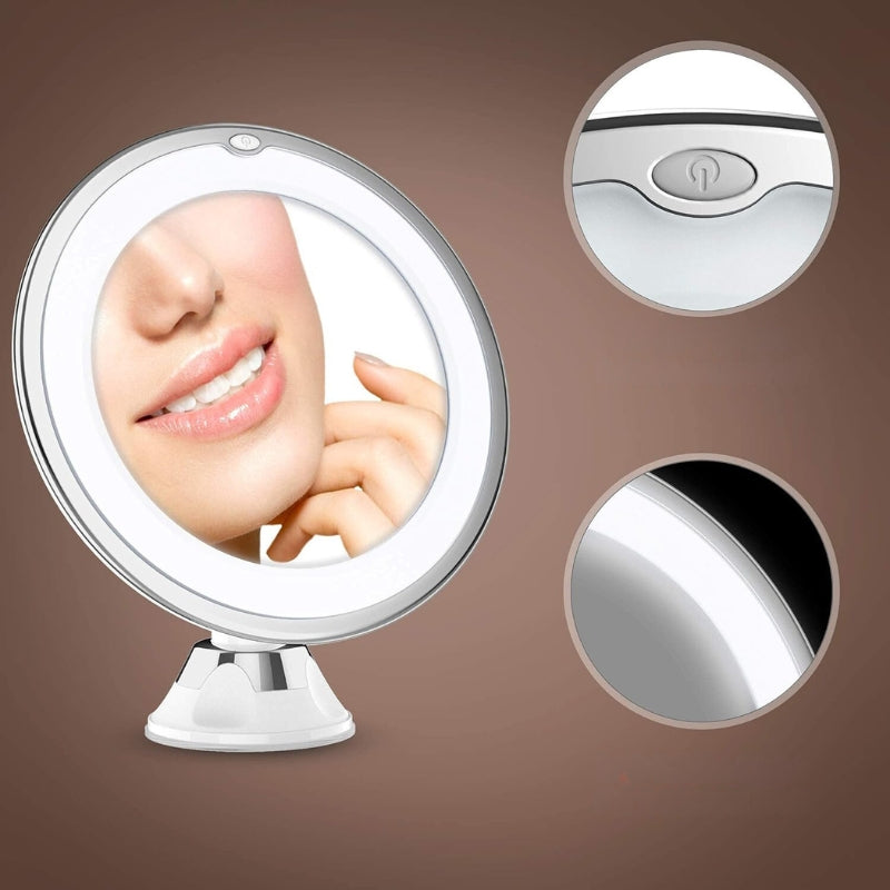 Miroir grossissant doté d'un éclairage