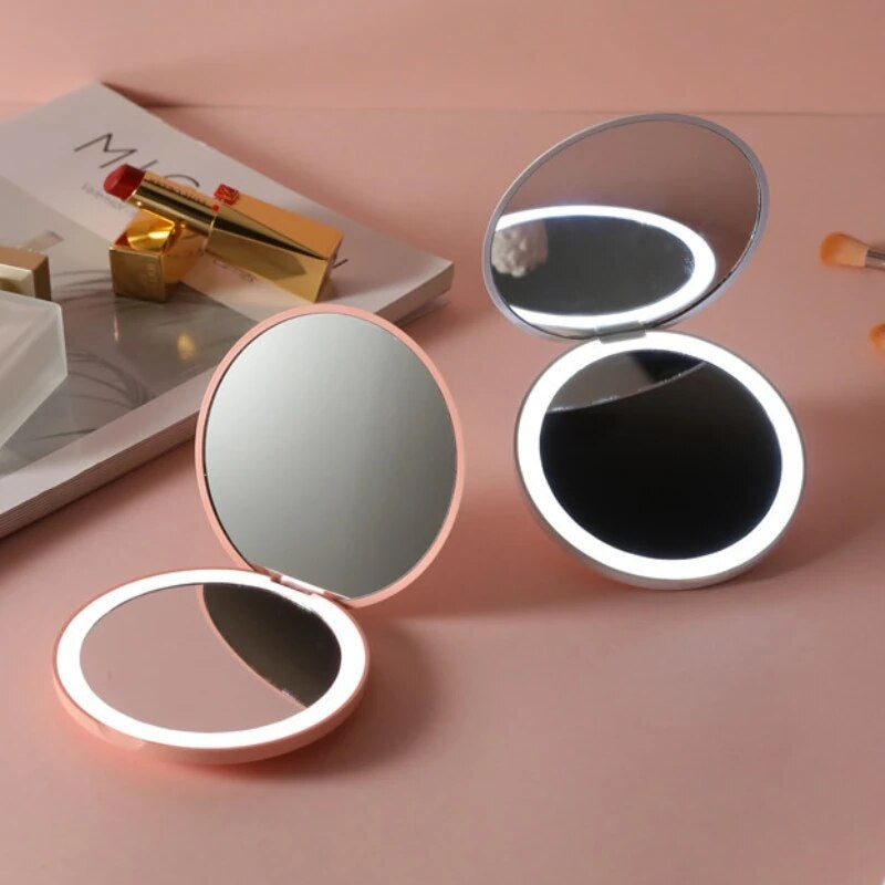 Miroir lumineux format poche