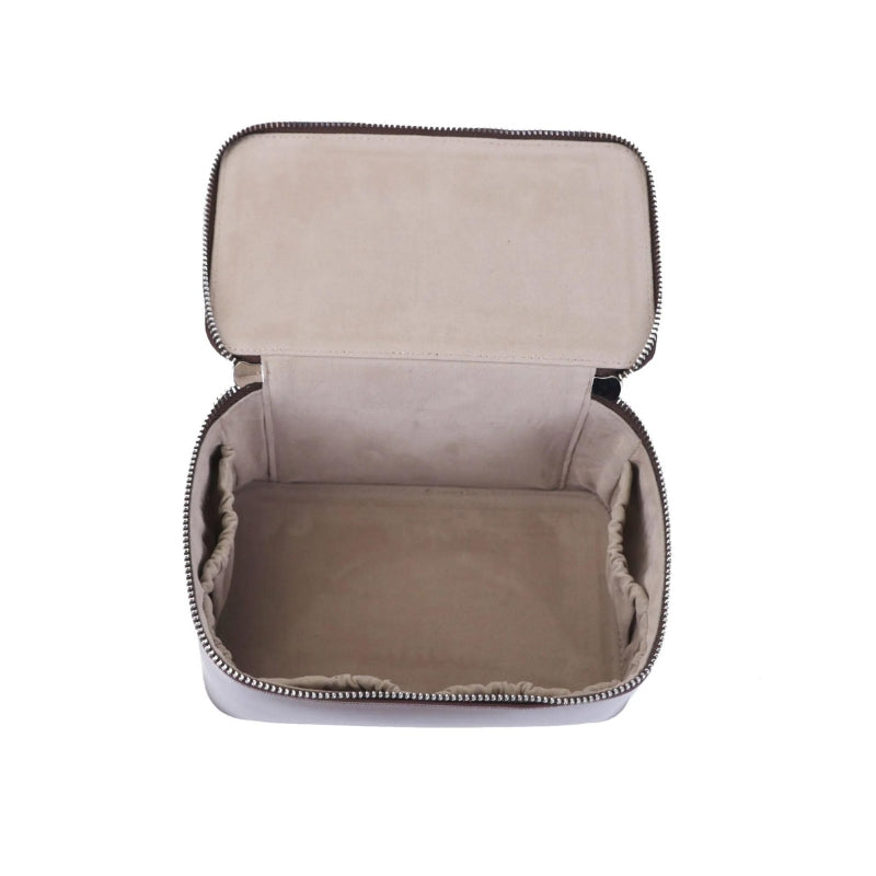 Nécessaire de toilette personnalisable conçu en cuir