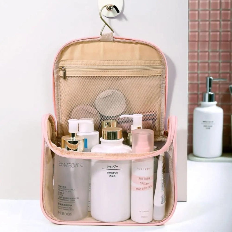 Nécessaire de toilette transparent pour femme