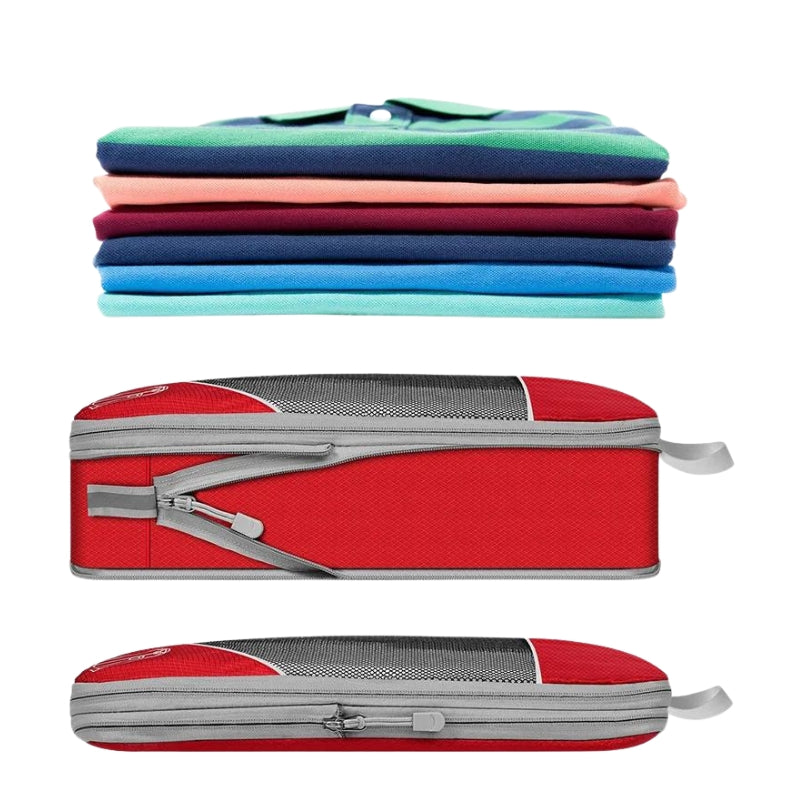 Organisateur compactable destiné à la valise