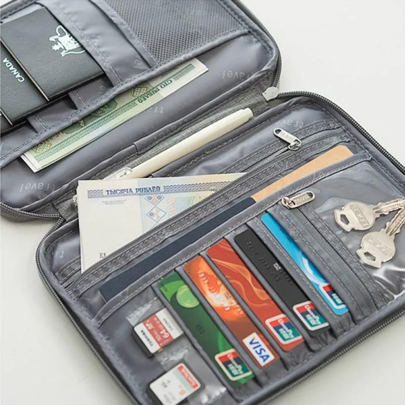 Organisateur portefeuille conçu pour voyager
