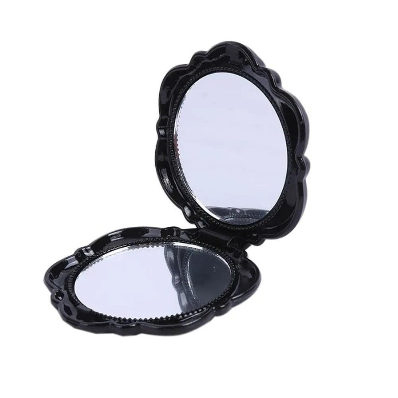 Petit miroir de poche rose