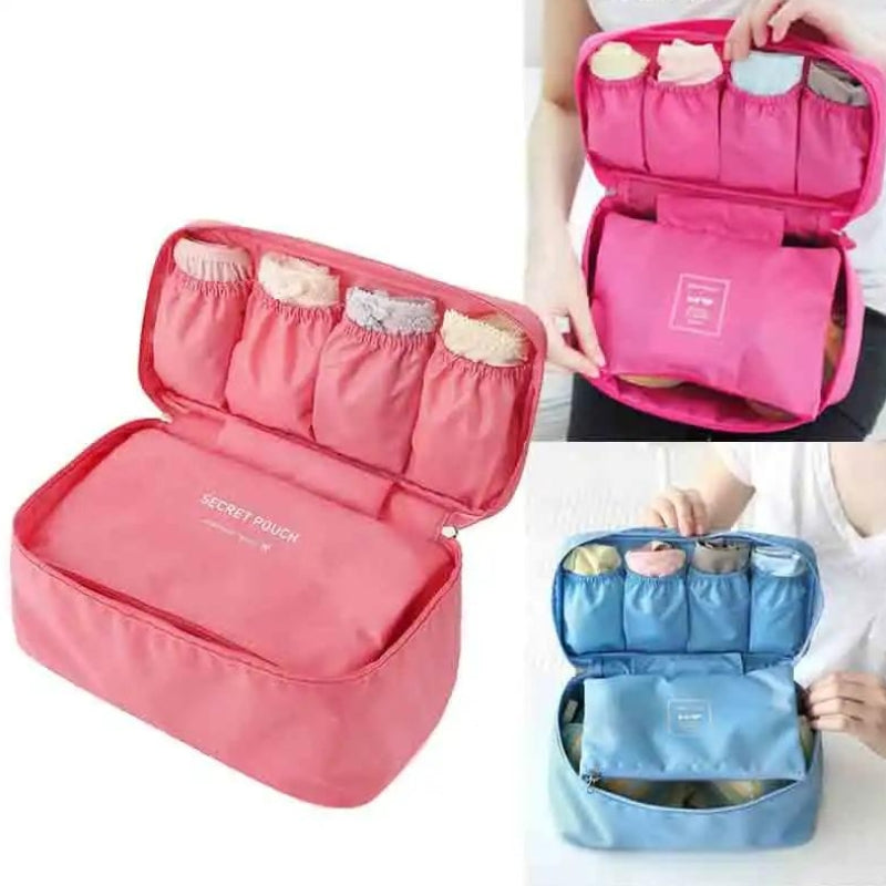 Pochette de rangement pour sous-vêtements en voyage