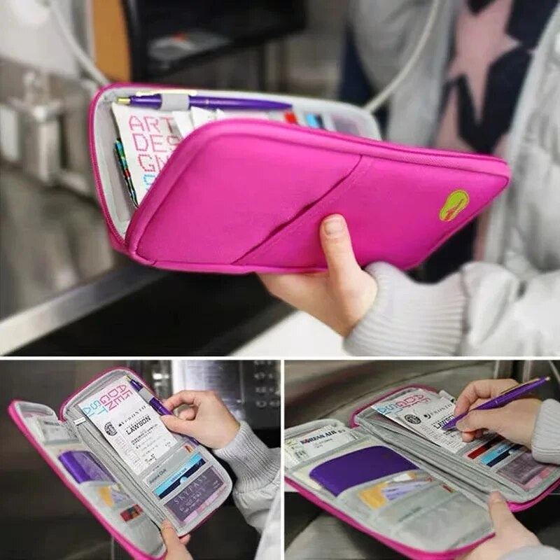 Pochette sécuritaire pour portefeuille en voyage
